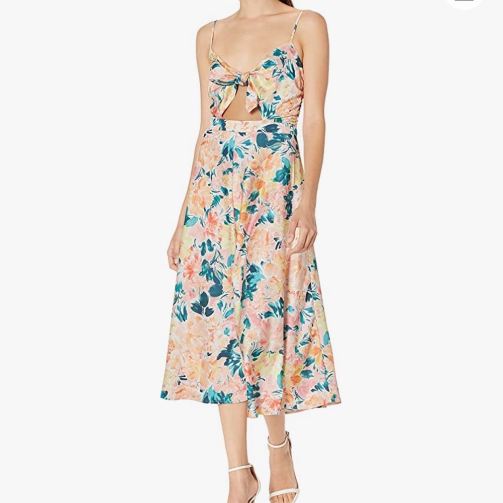 FOR LOVE & LEMONS Peach Dress, S, NWT